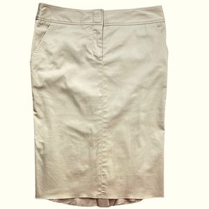 BCBGMaxAzria Khaki Fishtail Skirt